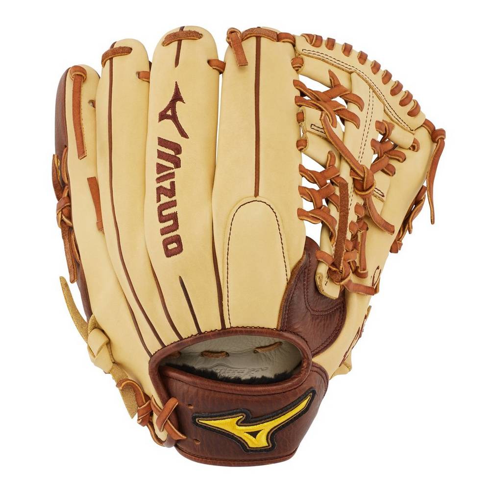 Damske Rukavice Mizuno Classic Pro Soft Infield 11.75" Baseball Hnedožltý Vypredaj PVQI85146